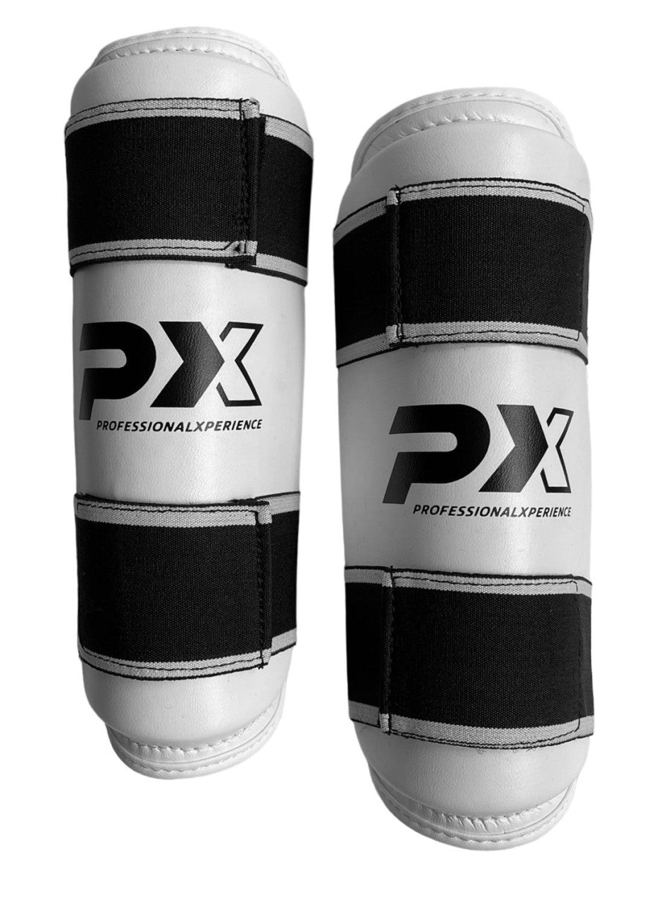 Protège-avant-bras PX blanc - Karaté, Taekwondo, Kickboxing - Protections pour arts martiaux