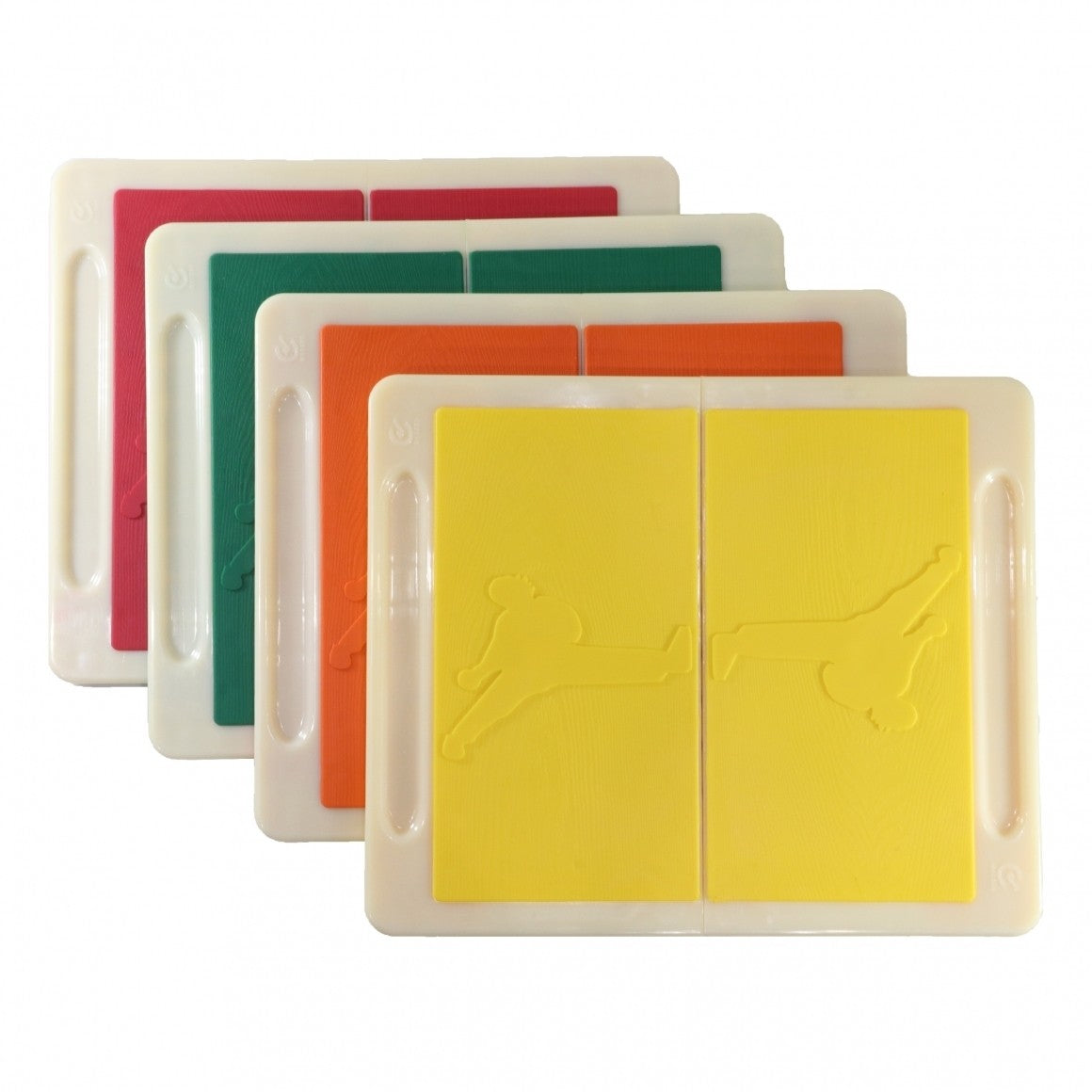 Planches de test de rupture CHAGI, jaune, plastique, XS