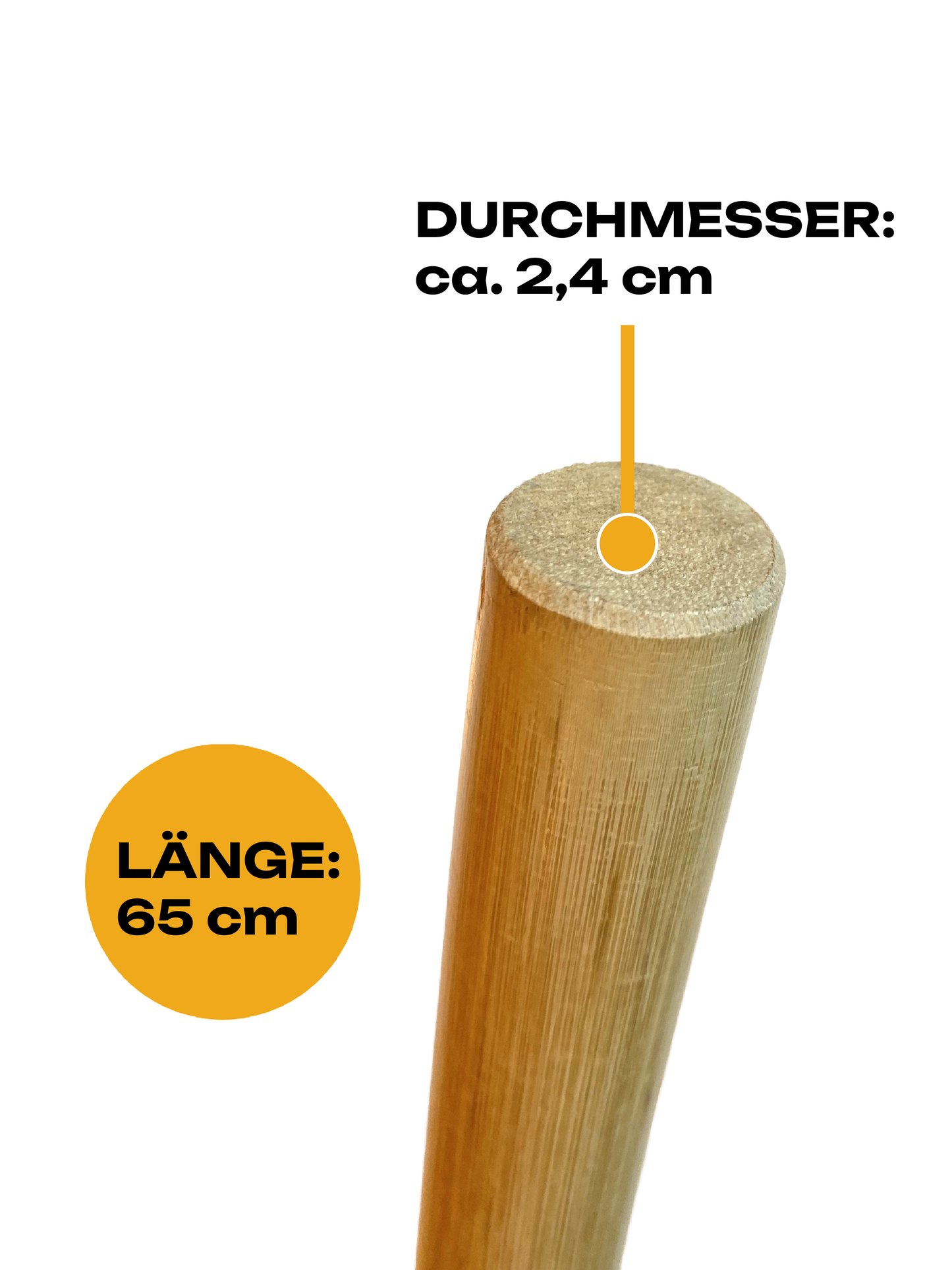Lot de 10 bâtons d'escrime en rotin léger 65 cm - Bâton Arnis Kali d'entraînement aux armes