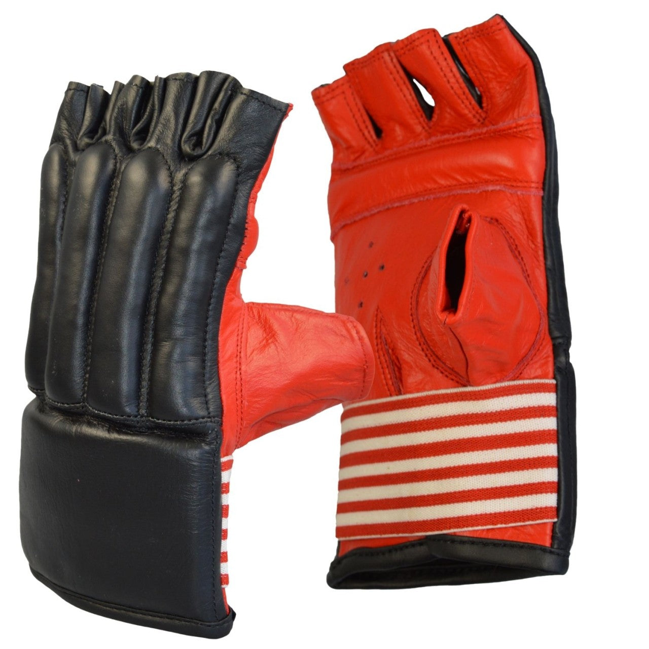 Gants de sac de sable en cuir avec doigts ouverts – coupe ergonomique