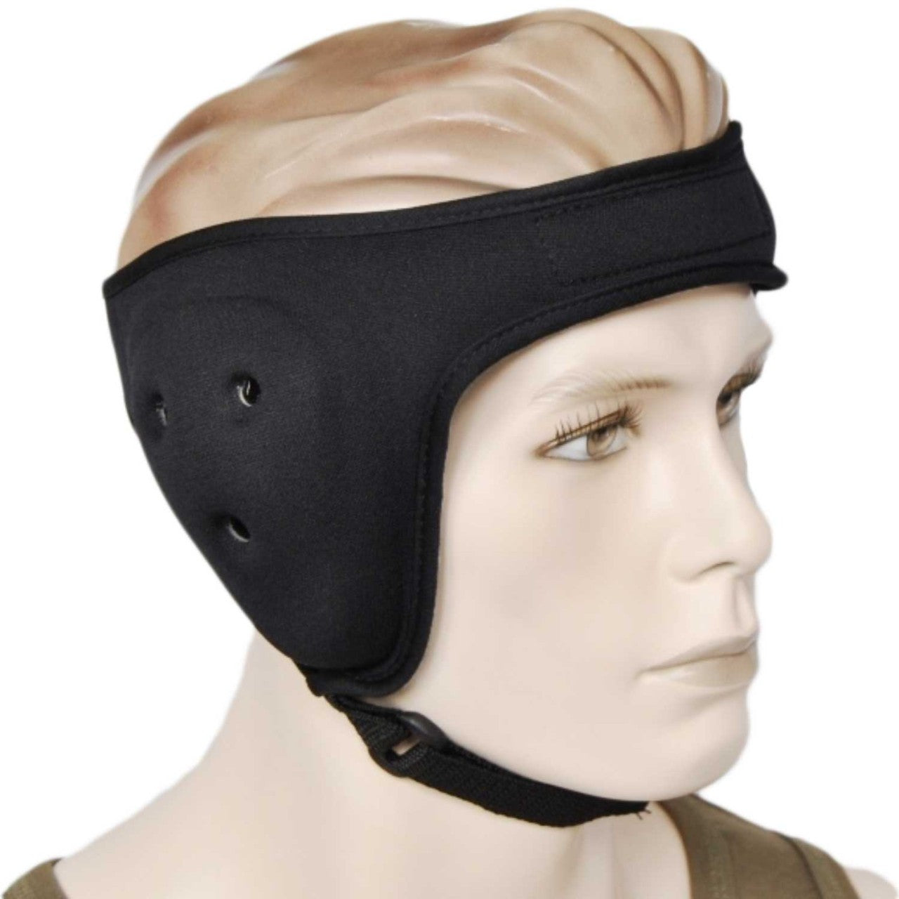 Protections auditives taille universelle, noires, coupe ergonomique – avec fermeture velcro
