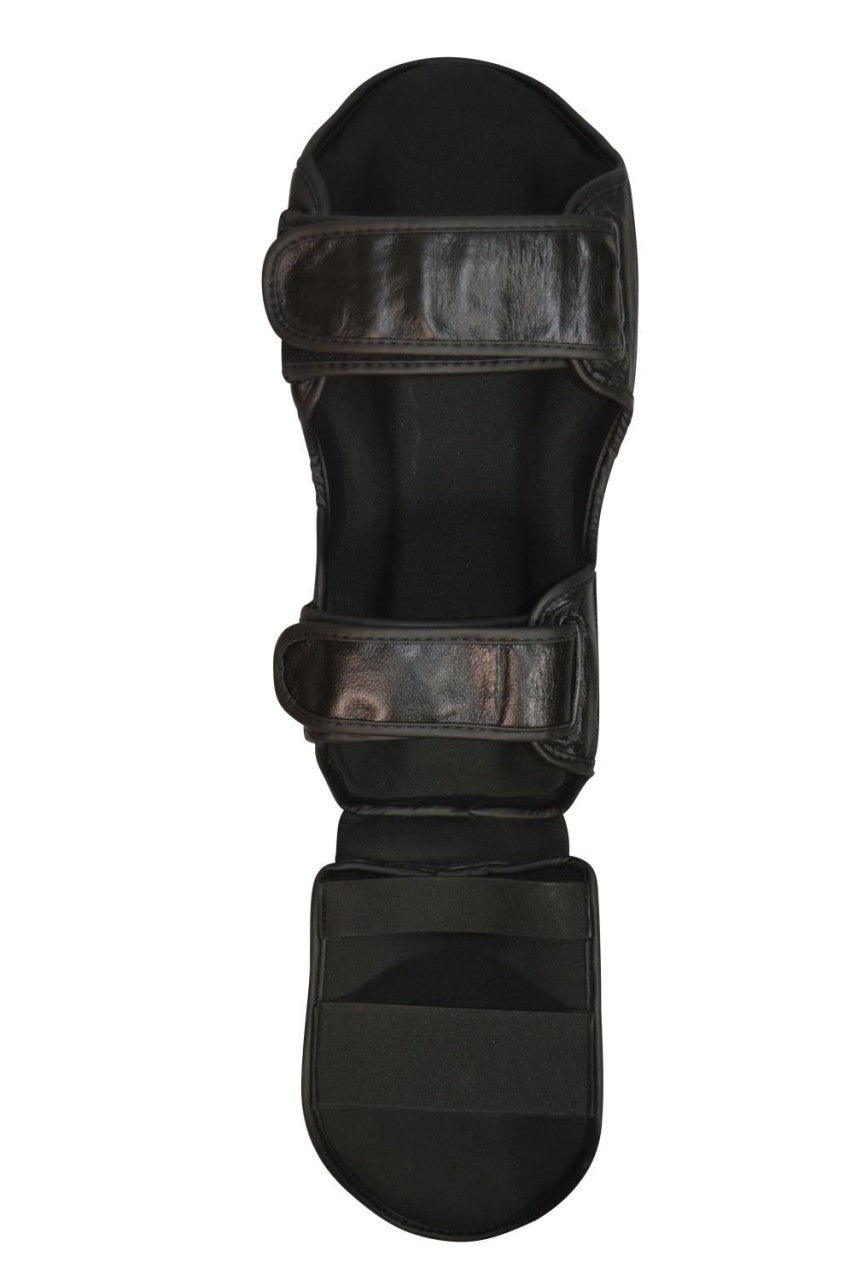 Protège-tibias PX FIGHT en cuir - Protections pour arts martiaux, Karaté, Taekwondo, Kickboxing