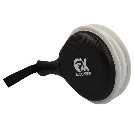 Mitaine double mini PX Taekwondo pour enfants - Cuir synthétique - Noir - Ergonomique, spécialement conçue pour les enfants