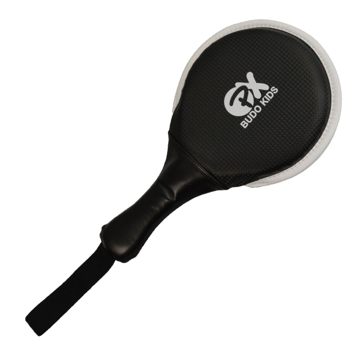 Mitaine double mini PX Taekwondo pour enfants - Cuir synthétique - Noir - Ergonomique, spécialement conçue pour les enfants