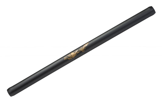 Bâton en mousse 66 cm noir avec motif dragon doré Safety Stick