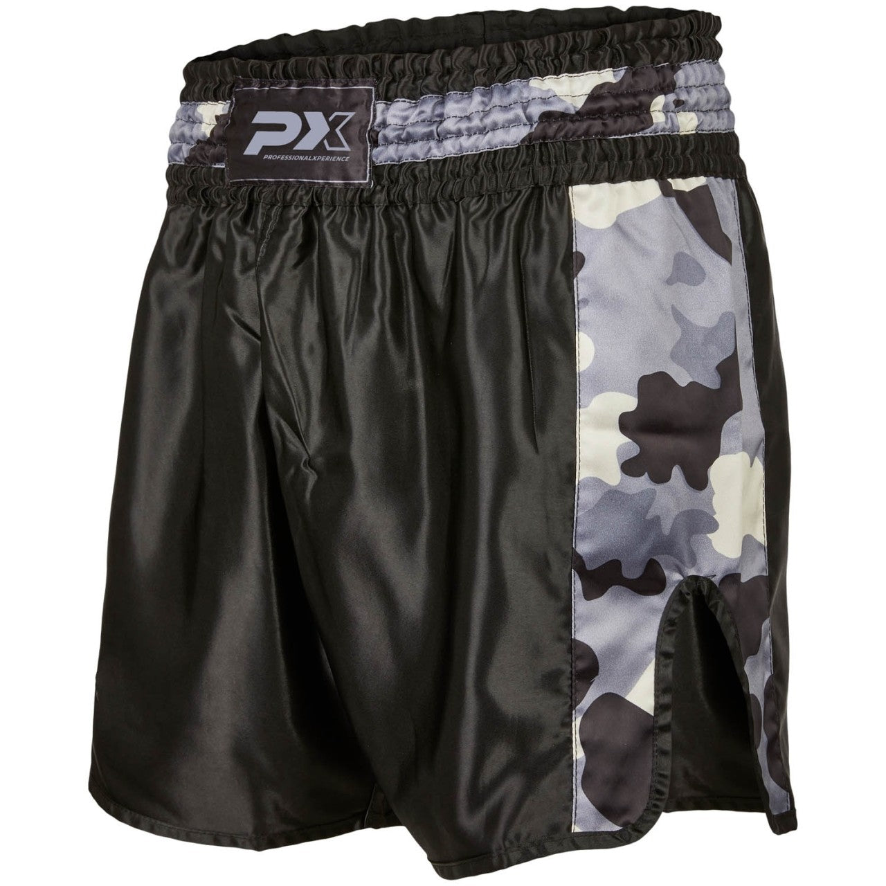 Short thaïlandais PX, « Contender » noir-camo