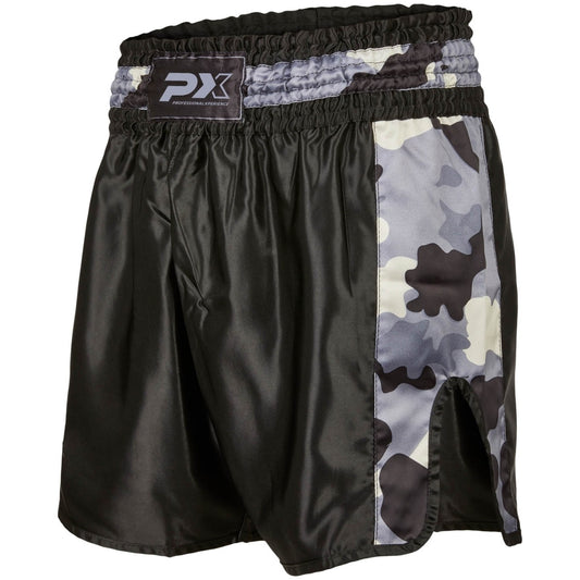 Short thaïlandais PX, « Contender » noir-camo