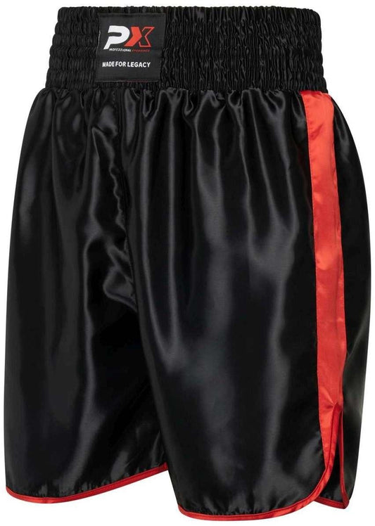 Short de boxe PX LEGACY noir-rouge