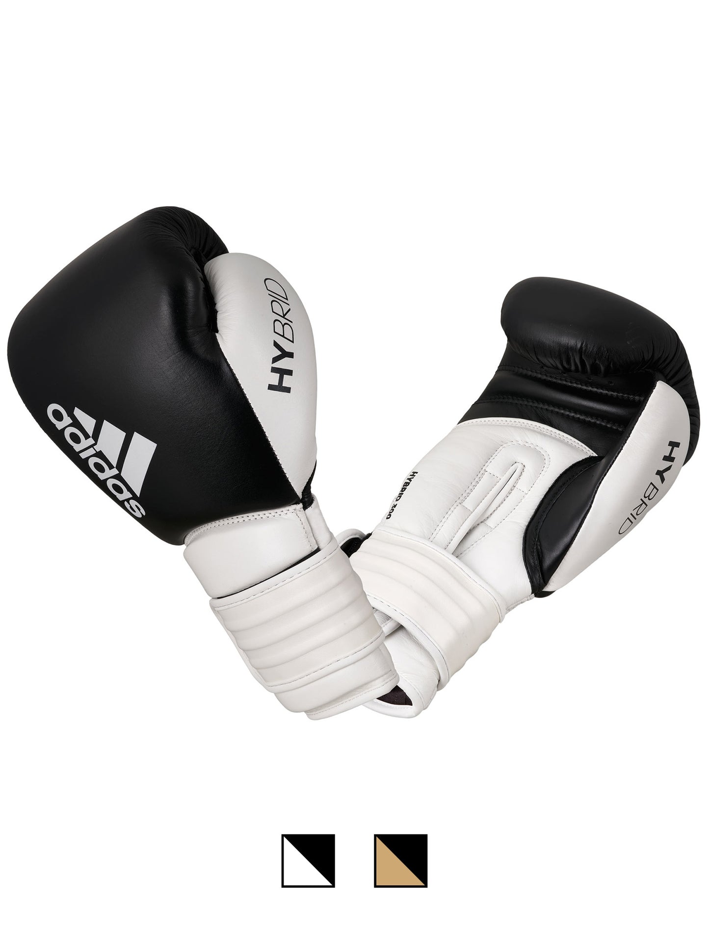Gants de boxe adidas Hybrid 300 ADIH300 noir-blanc