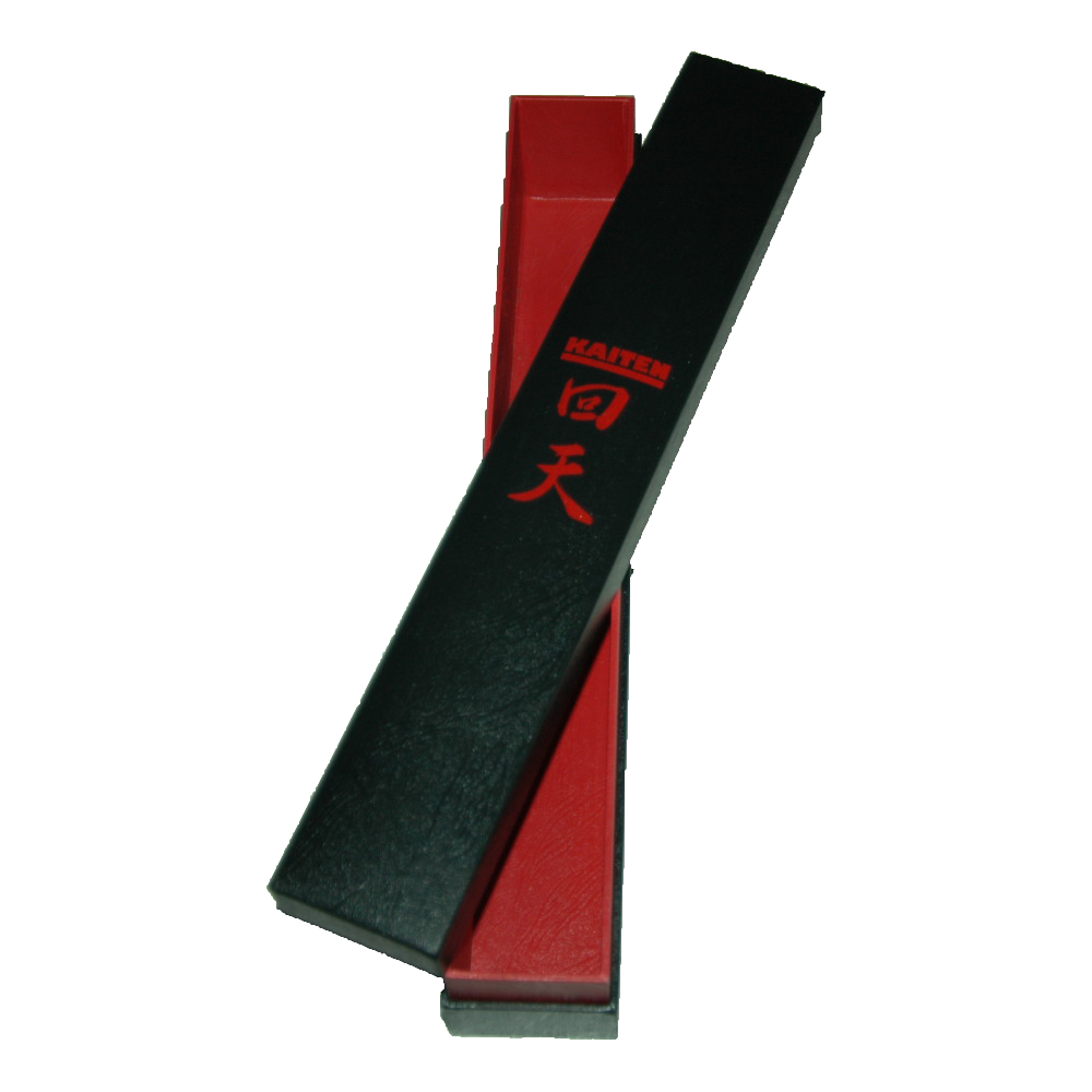 Coffret cadeau ceinture Kaiten noir-rouge - Coffret cadeau élégant