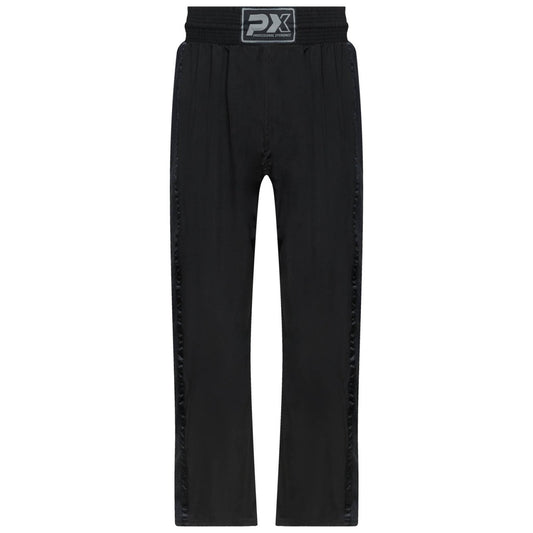 Pantalon de kickboxing PX All Style Legacy - Maille noire - Kickboxing, Pointfighting - Taille 130 à 200 cm