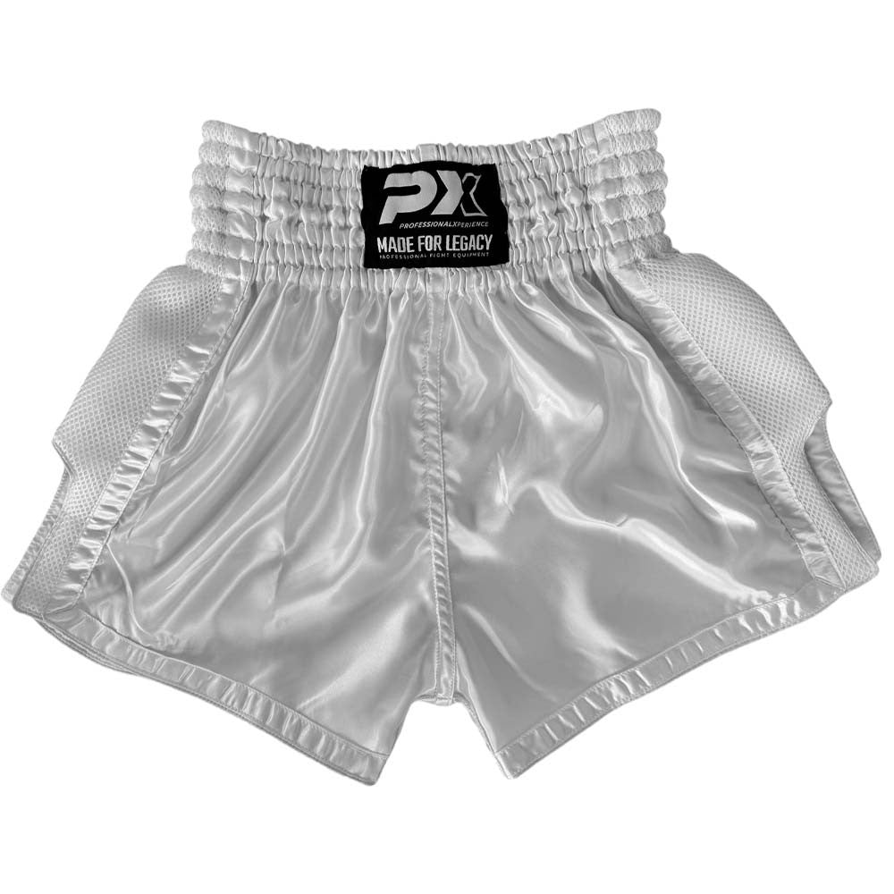 Short thaïlandais PX Legacy, en maille, blanc