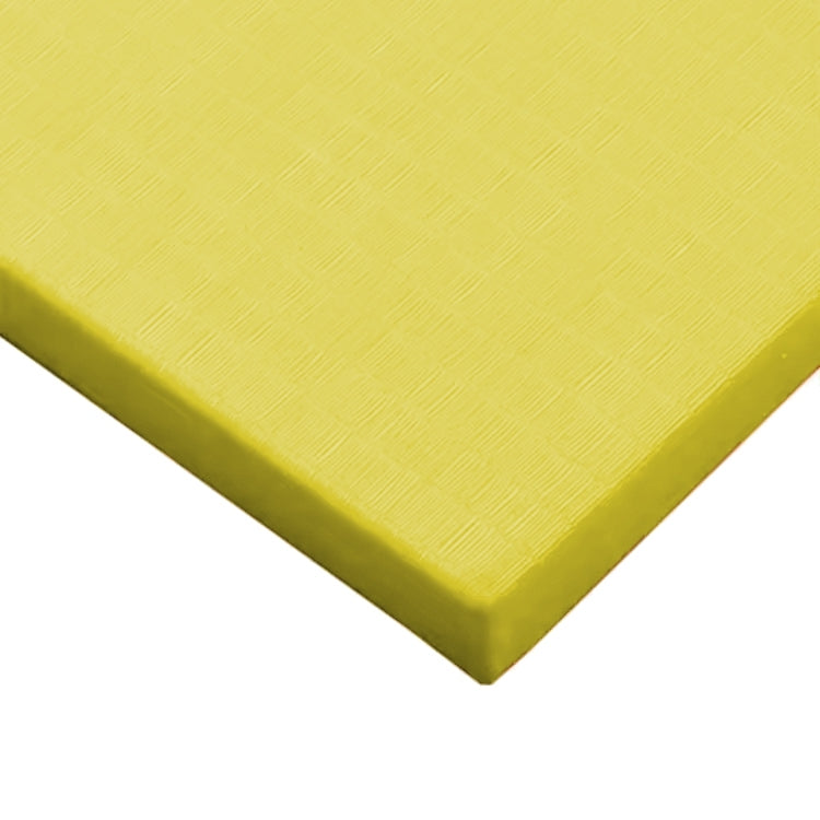 Tapis de judo en vinyle avec gaufrage en paille de riz 100 x 100 x 4 cm, mi-dur, revêtement antidérapant