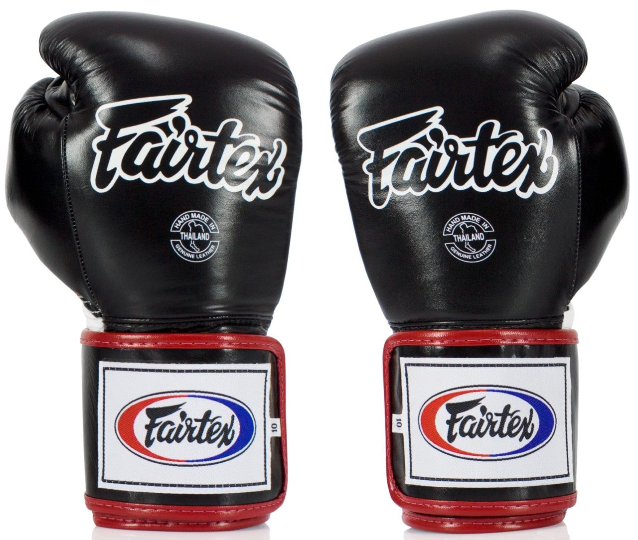 FAIRTEX BGV5 Boxhandschuhe schwarz-rot-weiß