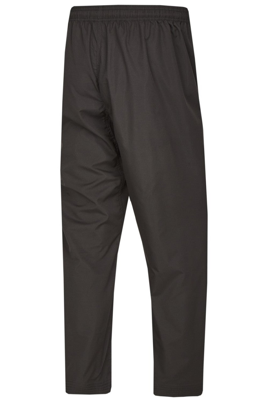 Pantalon d'entraînement PX Martial Arts Comfort Pro - noir avec ceinture élastique - Fitness, Karaté, Kung Fu, Wing Tsun - Taille 120 à 200