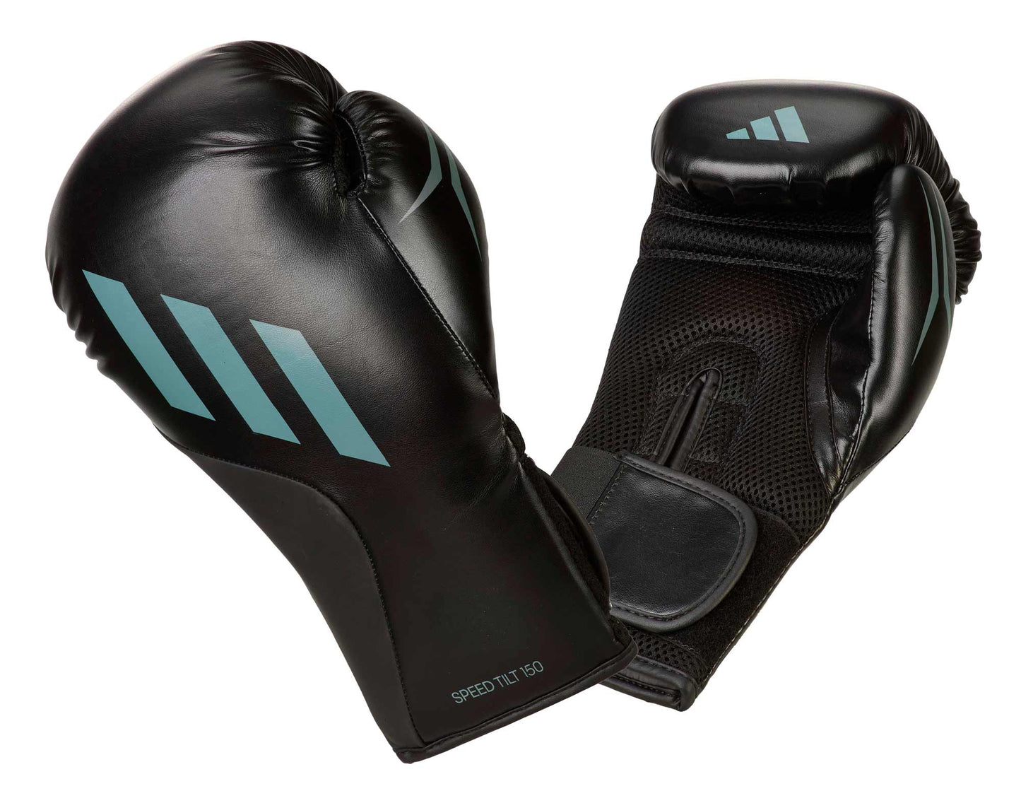 Gants de boxe Adidas SPEED TILT 150, noir-gris SPD150TG