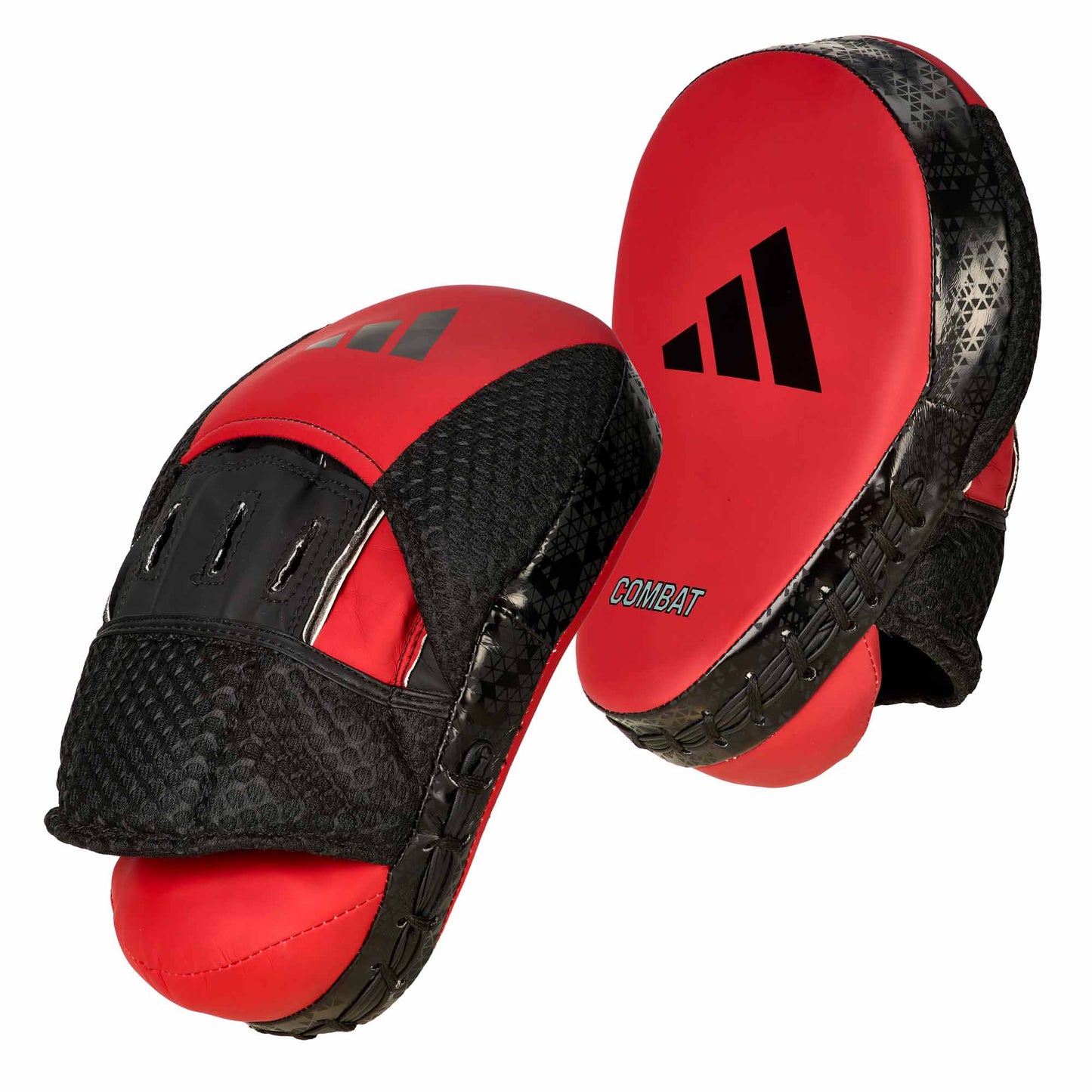 Protège-mains Adidas Combat 50, adiC50FM rouge-noir, protège-mains, protections de frappe