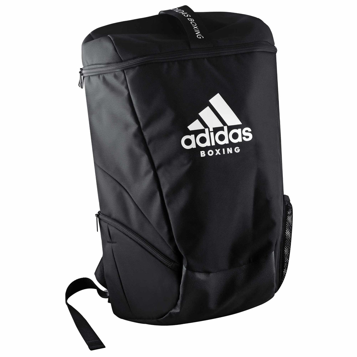 Sac à dos de sport adidas Boxing, taille M-L, noir et blanc, adiACC090B