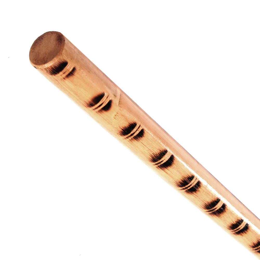 Bâton Bo Stick en rotin style tigre 152 cm - Bâton long pour jeunes