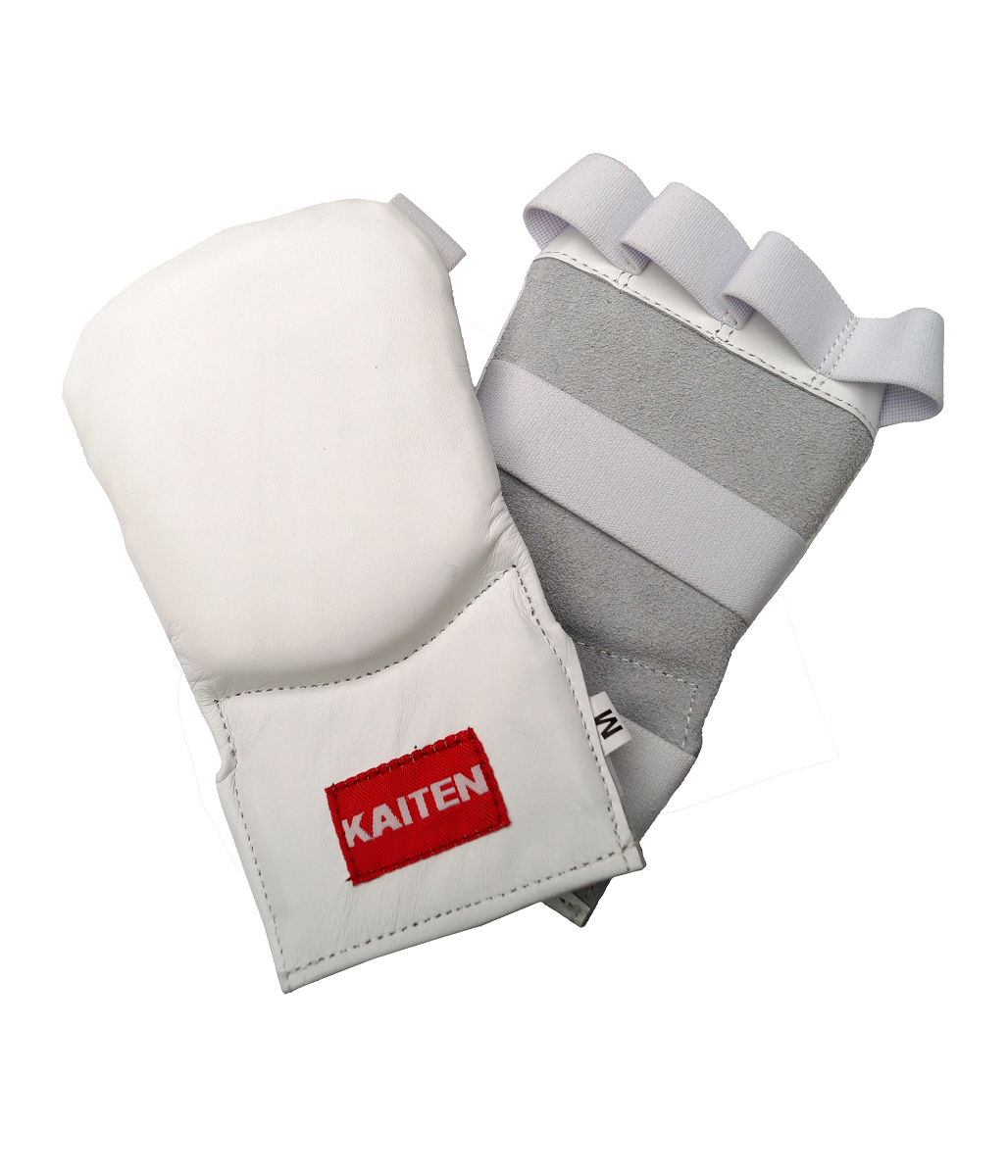 KAITEN Karate Faustschutz WUKO weiß (Paar)