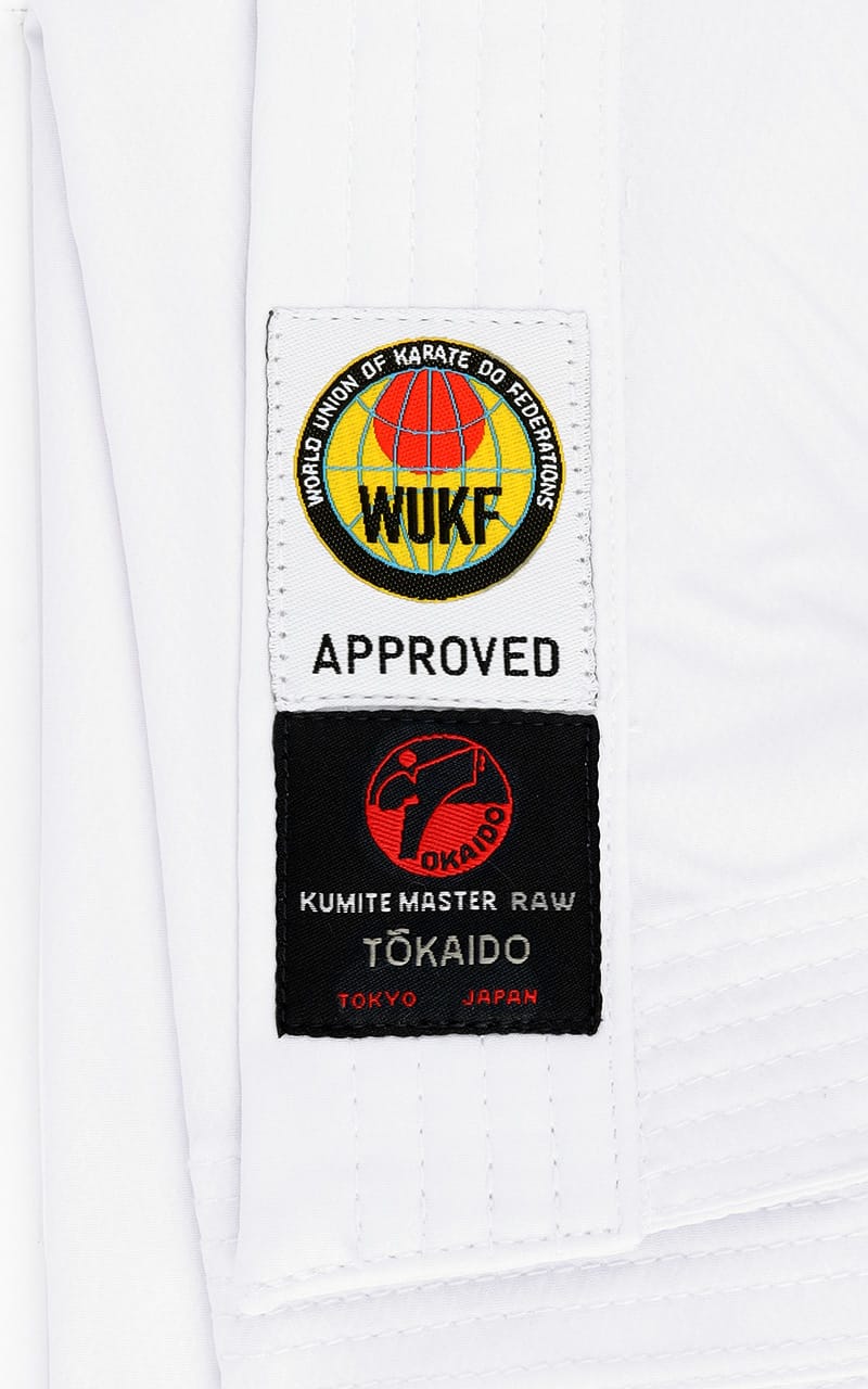 Karategi Tokaido KUMITE Master RAW (WUKF), combinaison de karaté 3,5 oz