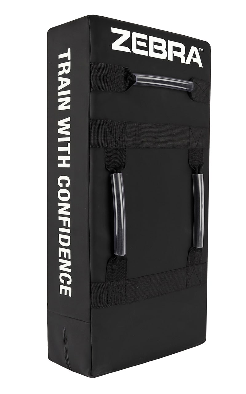 Bouclier de frappe ZEBRA Performance noir - 75 x 35 x 15 cm - MMA, kickboxing, taekwondo