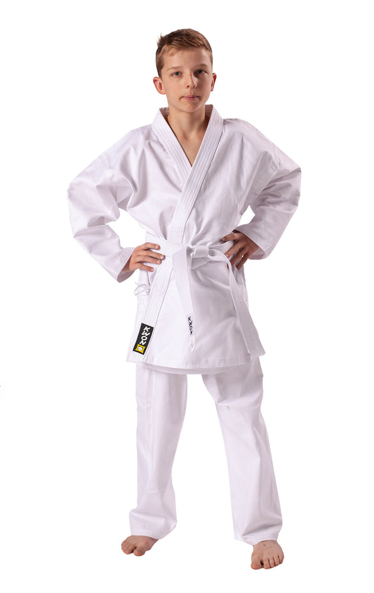 Uniforme de Taekwondo KWON (R) Traditionnel blanc, pantalon avec ceinture élastique