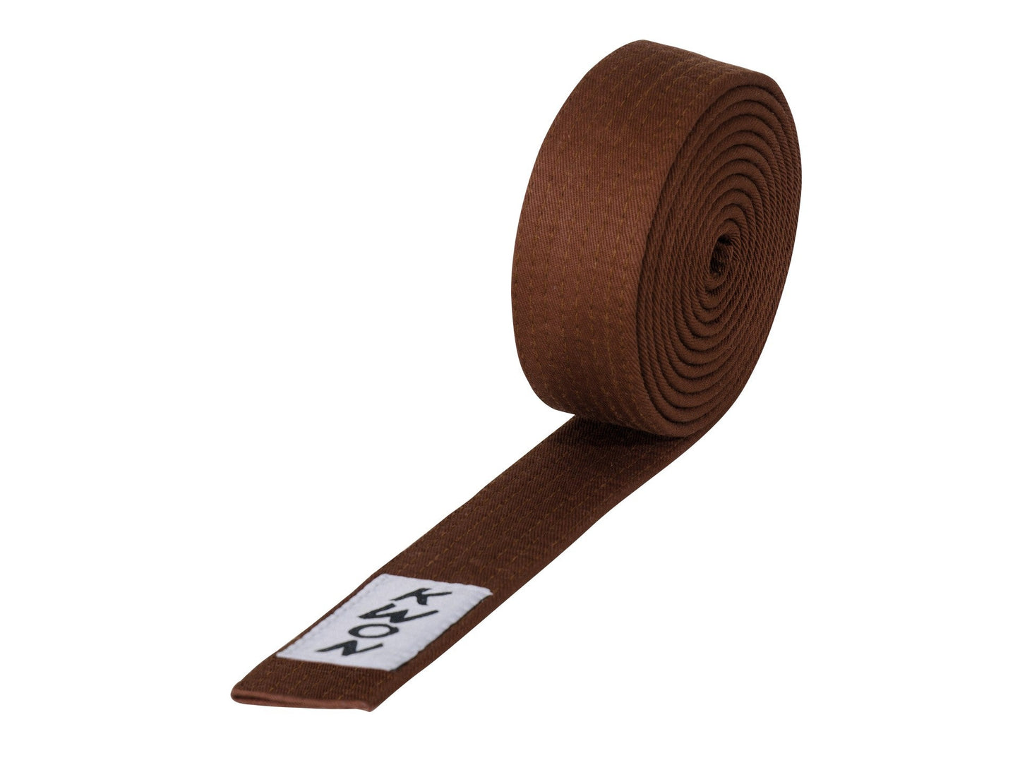 Ceinture Budo marron KWON (R), 4 cm de large, différentes longueurs, coton résistant, ceinture d'arts martiaux