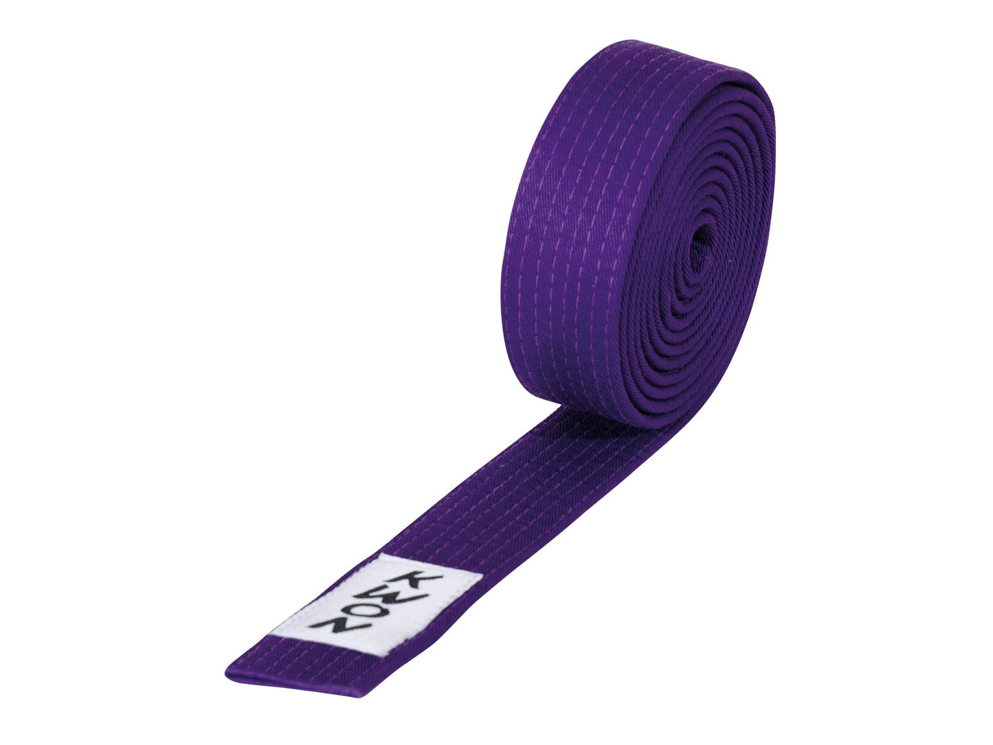 Ceinture Budo violette KWON (R), 4 cm de large, différentes longueurs, coton résistant, ceinture d'arts martiaux