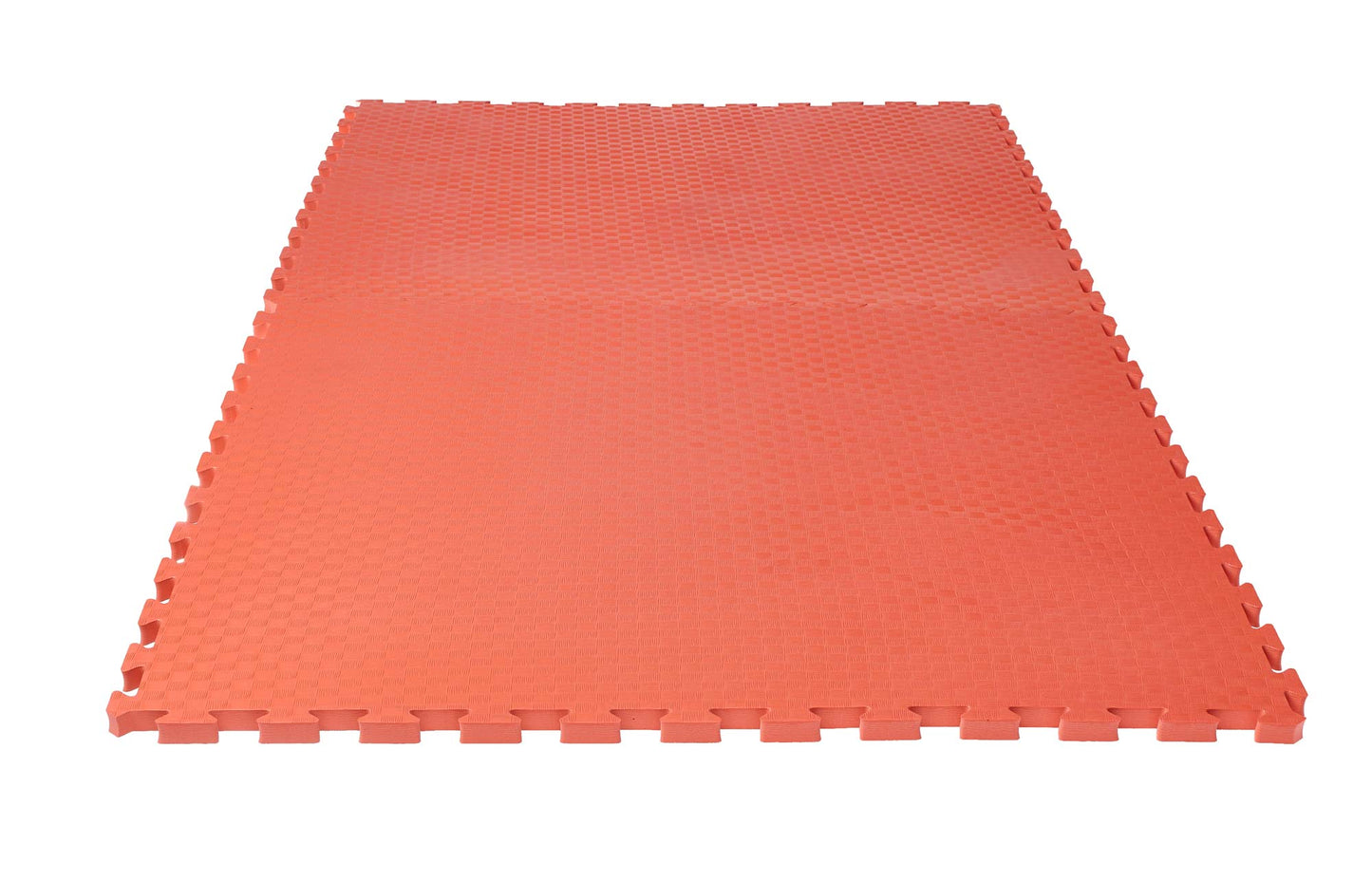 Tapis d'arts martiaux puzzle mat Pro Checker 2 cm rouge