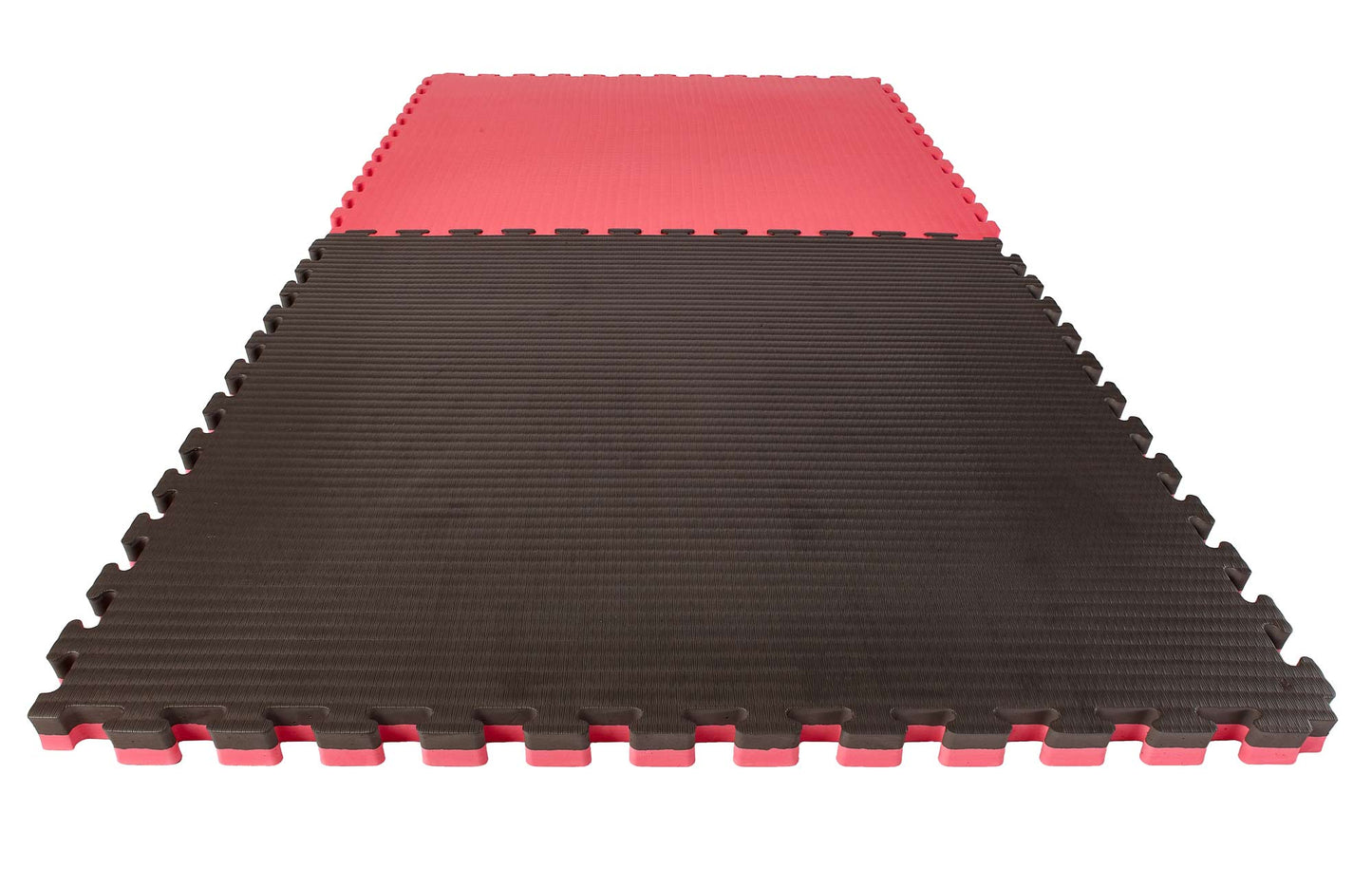Tapis d'arts martiaux tapis puzzle Econo Tatami 4 cm tapis réversible noir/rouge