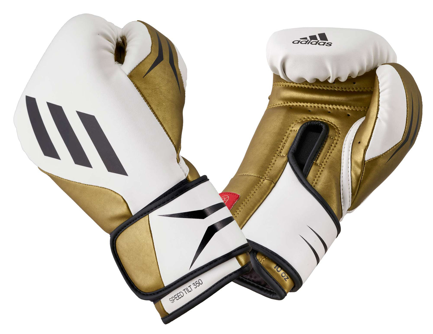 Gants de boxe Adidas SPEED TILT 350V Pro blanc-or, SPD350VTG