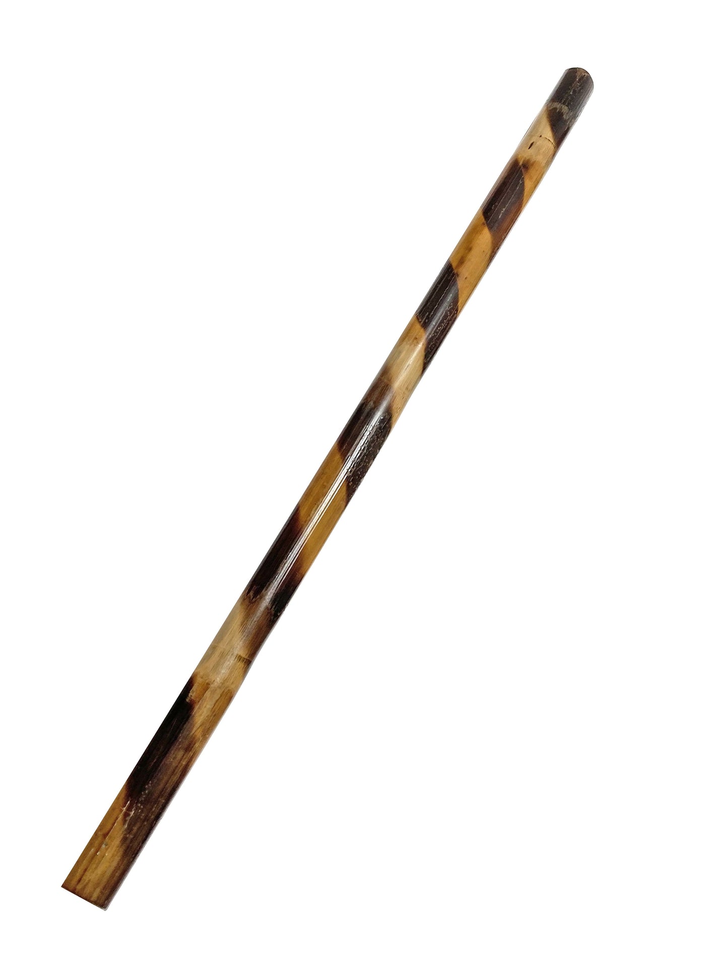 Lot de 10 bâtons d'escrime - Bâton d'entraînement en rotin 65 cm - motif spirale de marque - bâton court en bois Arnis Kali