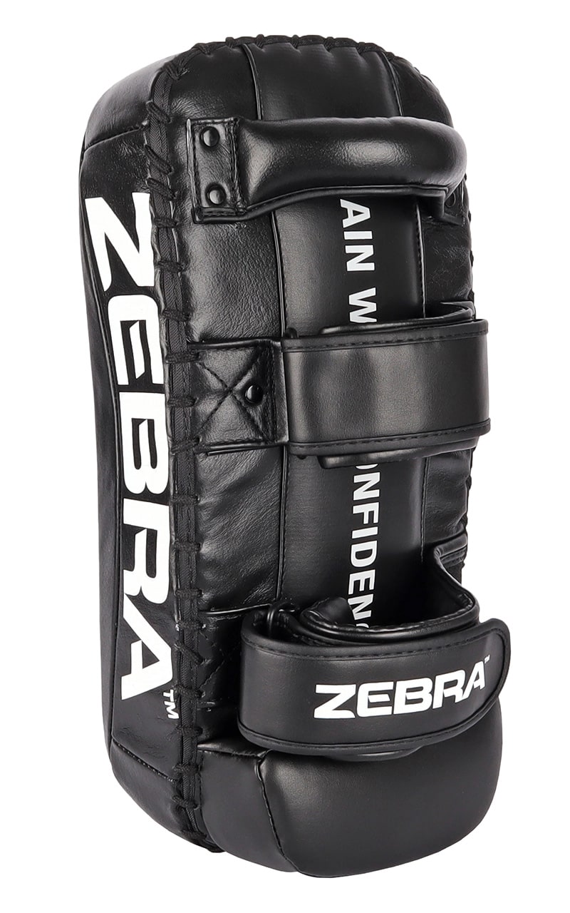 Mitaines ZEBRA Thai Pads Pro - Cuir véritable noir 41 x 20 x 12 cm - MMA, Muay Thai, Kickboxing