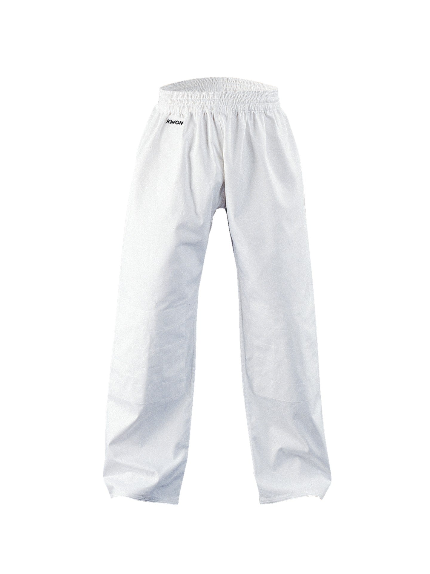 Pantalon de judo KWON (R) blanc - poids moyen - ceinture élastique