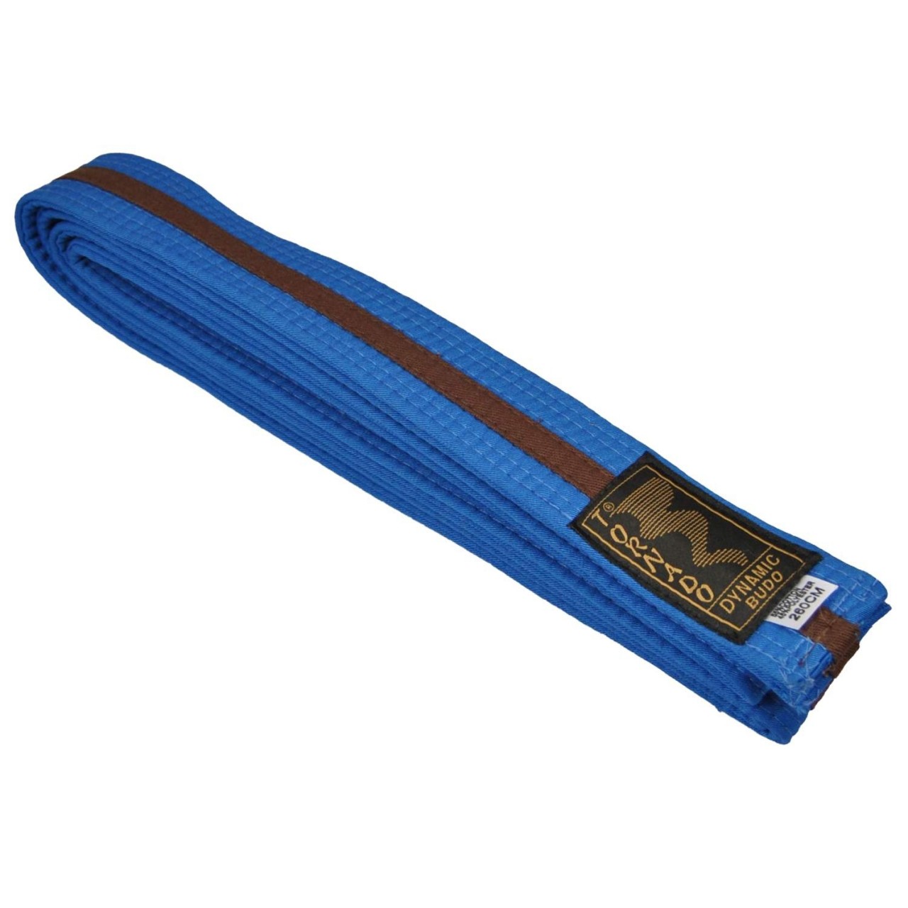 Ceinture Budo bleu-marron