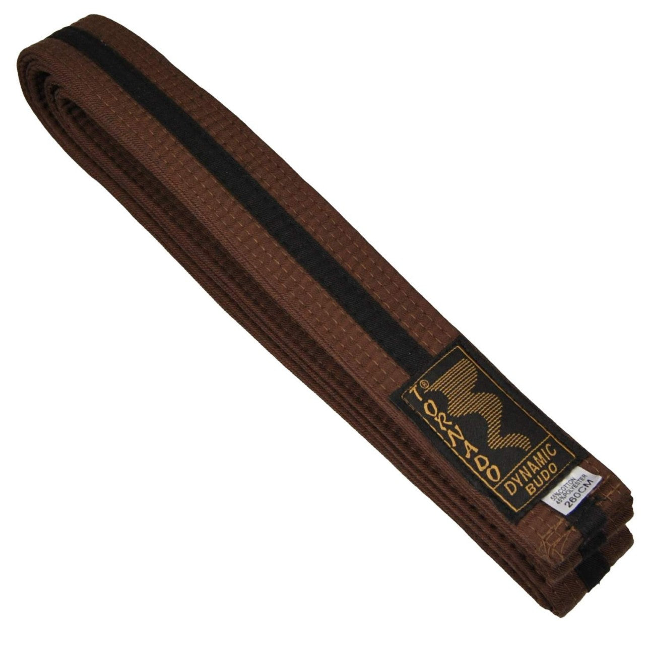 Ceinture Budo marron-noir