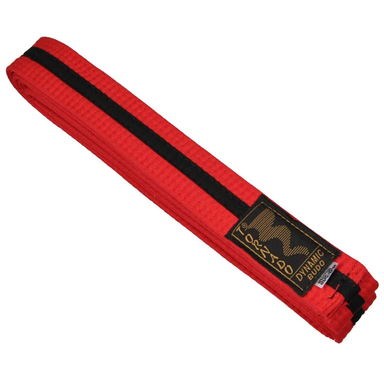 Ceinture Budo rouge-noir