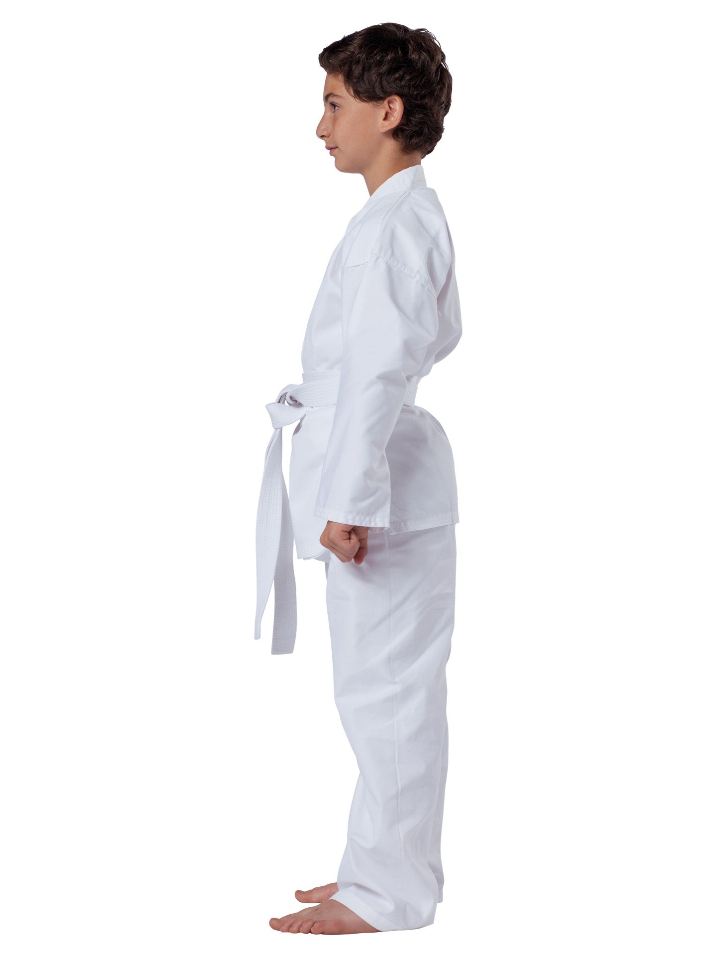 KWON (R) Uniforme de karaté Clubline Renshu - blanc 7 oz - gi de karaté débutant