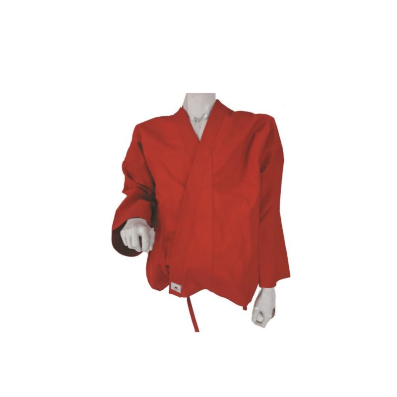 Veste de karaté lourde - rouge - 12 oz