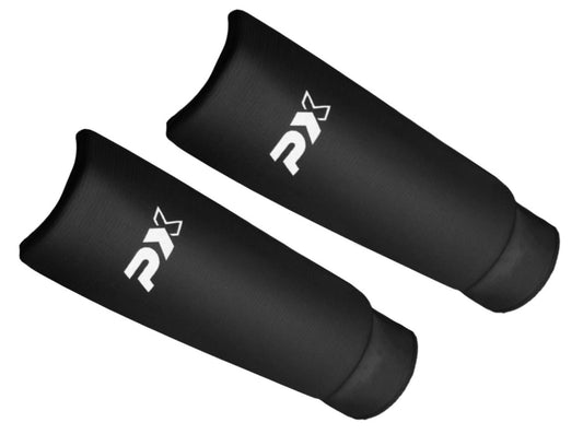 Protections d'avant-bras PX COMFORT noires, coupe ergonomique