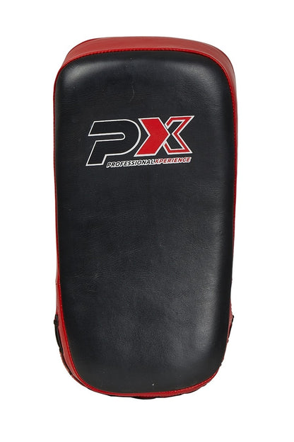 PX Thai Pad (paire) - Arm Makiwara - cuir véritable noir-rouge - pad de frappe, mitaine