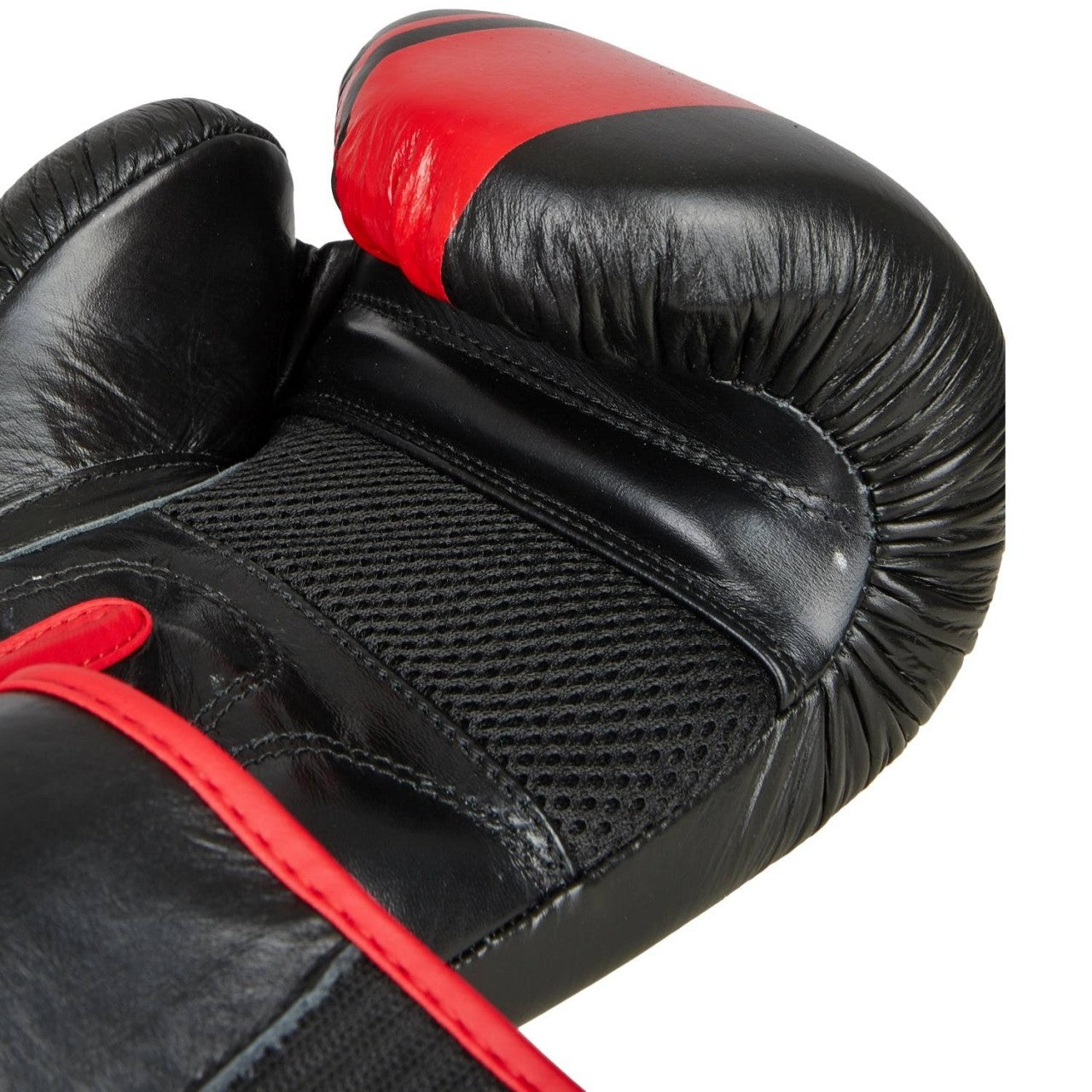 Gants de boxe PX en cuir noir et rouge, 230-473 g – Gants d'entraînement rembourrés
