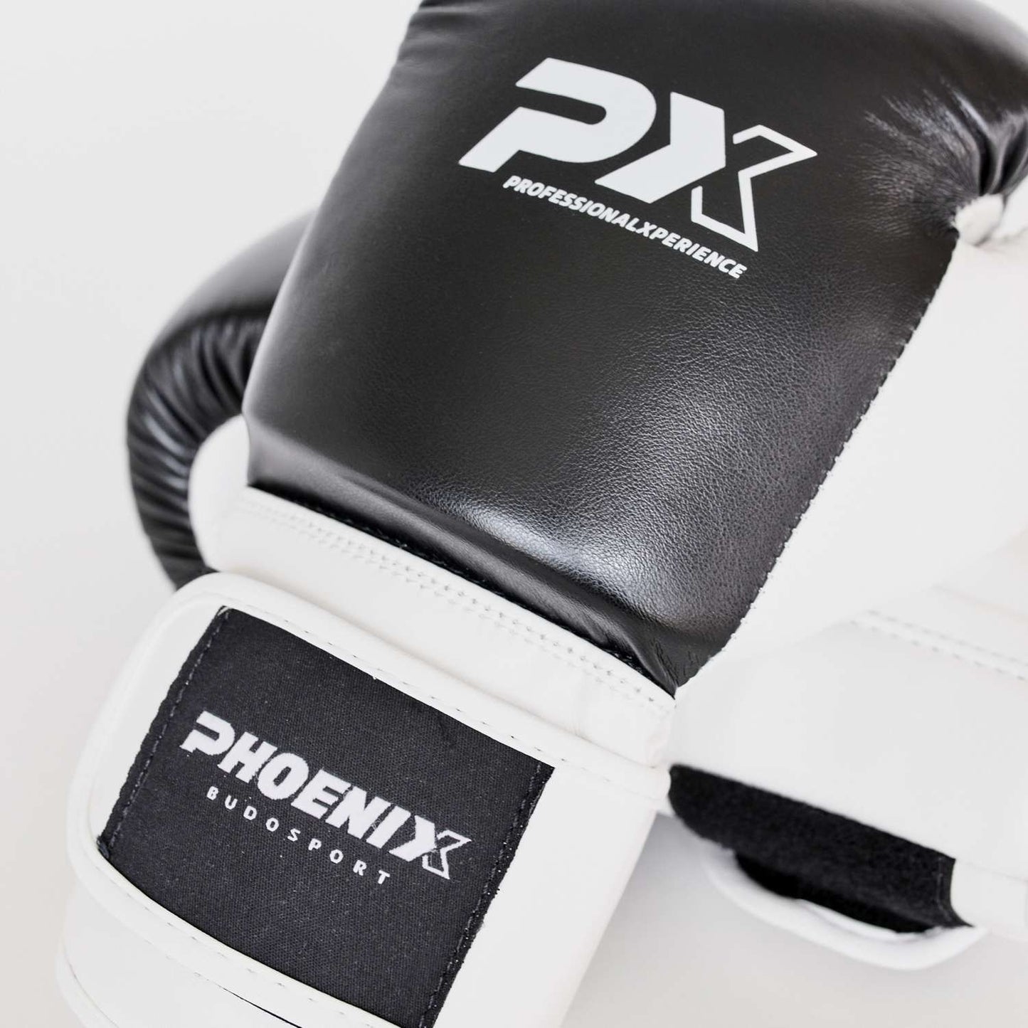 PX Kinder Boxhandschuhe schwarz-weiß - Kids Glove 4 bis 8 oz