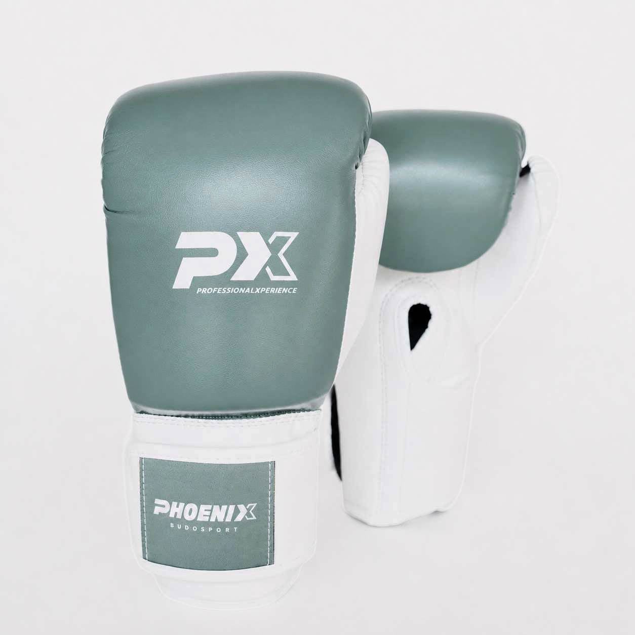 PX Kinder Boxhandschuhe olive-weiß - Kids Glove 4 bis 8 oz