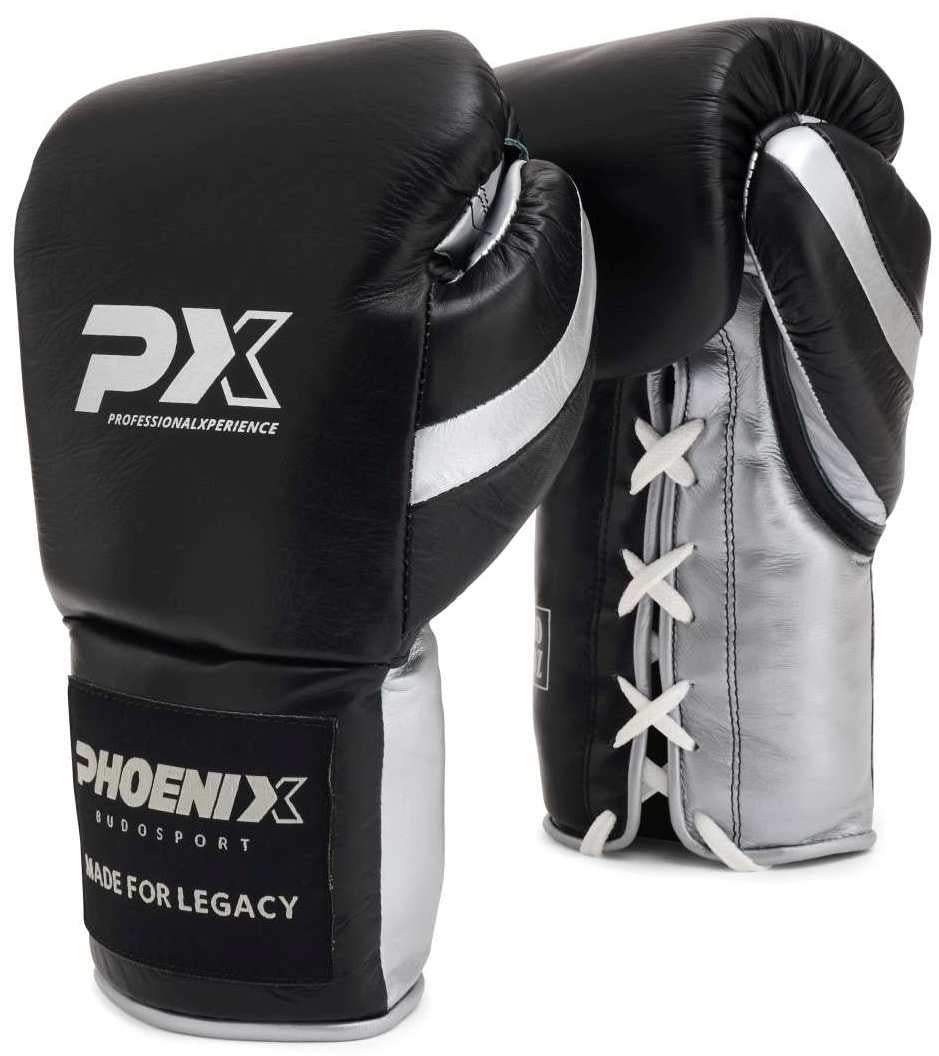 Gants de boxe PX LEGACY Pro Pure Combat, idéaux pour l'entraînement technique - coupe ergonomique, avec fermeture velcro