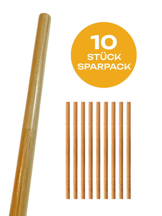 Lot de 10 bâtons d'escrime en rotin léger 65 cm - Bâton Arnis Kali d'entraînement aux armes
