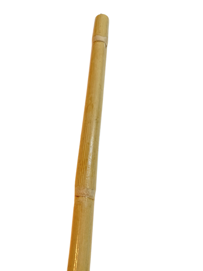 SET Bâton d'Escrima non décortiqué avec étui pour arme - 65 cm Bâton de contact complet en rotin - Bois non décortiqué avec étui extérieur