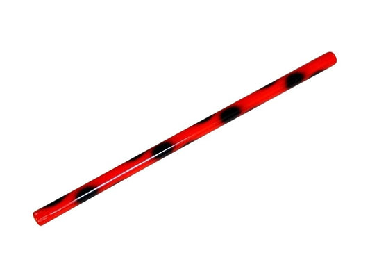 Bâton d'escrime 65 cm en rotin rouge-noir