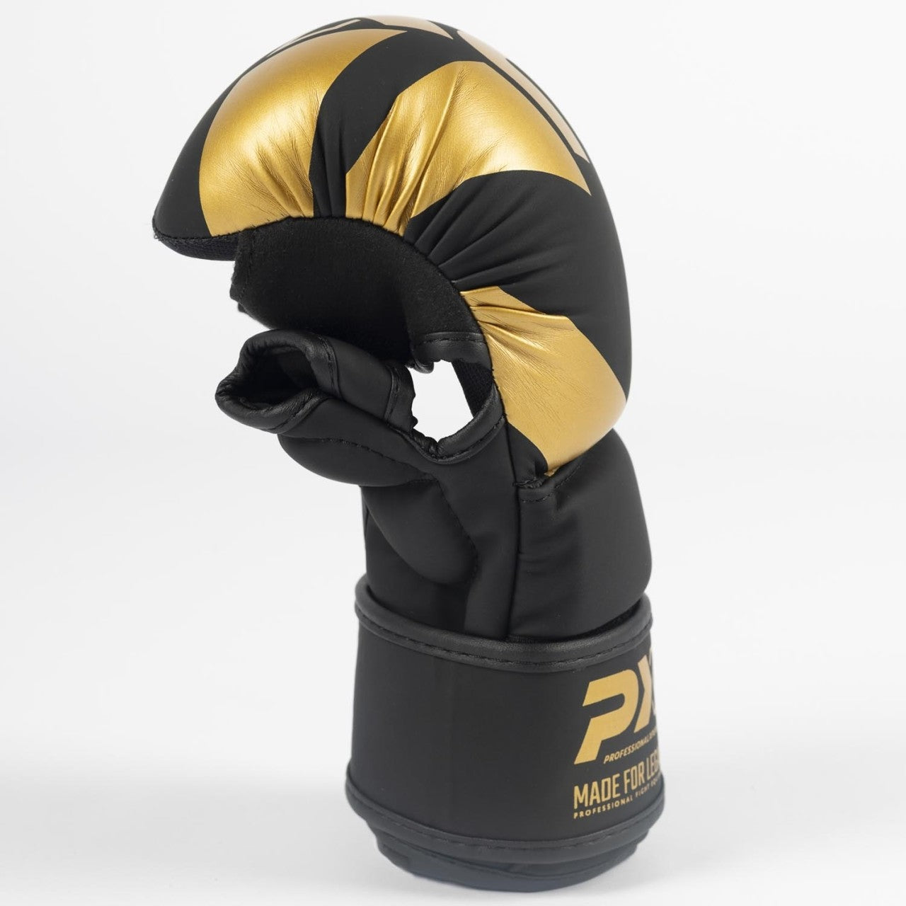 Protège-mains PX MMA en cuir, noir-or